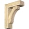 Ekena Millwork Imperial Block Rough Sawn Bracket w/ Offset Brace, Douglas Fir, 6"W x 18"D x 22"H BKT0604X18X22IMP05RDF - alternate 1